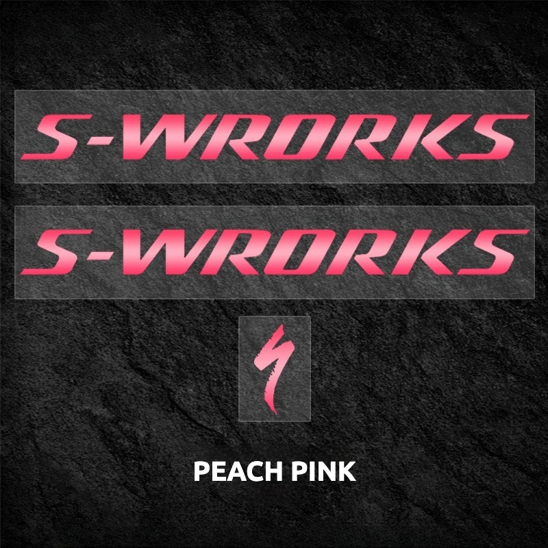 S-Works Prevail 3 헬멧 데칼 스티커 키트 - 스페셜라이즈드 퀵스텝 팀 로고 색상 변경