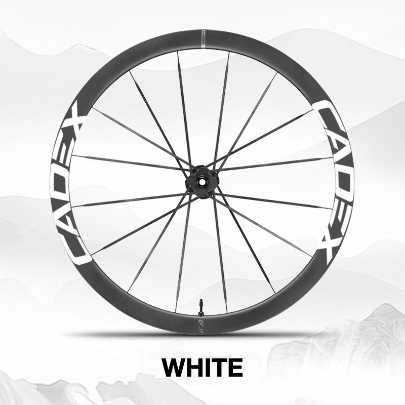 Cadex 42 Disc Wheel Decal Sticker Kit – Premium Logo Cover & Color Change
