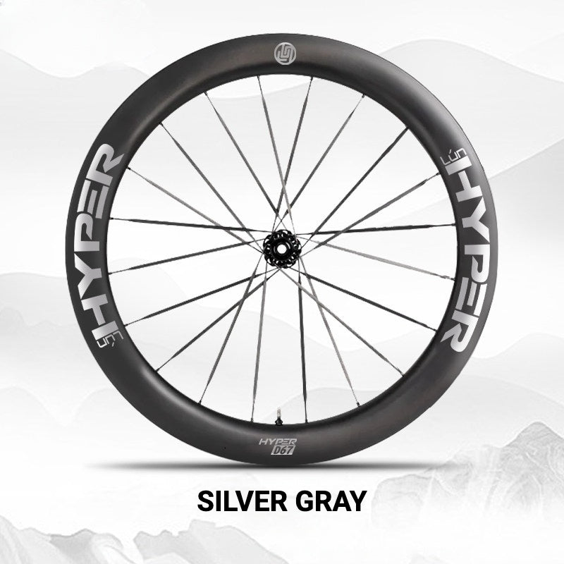 Infinity Logo Decals for Lún HYPER 3 D67 Gen 3 Wheelset | Waterproof Rim Overlay Stickers（Complete Decal Set for Two Wheels + Spare Decals Included）