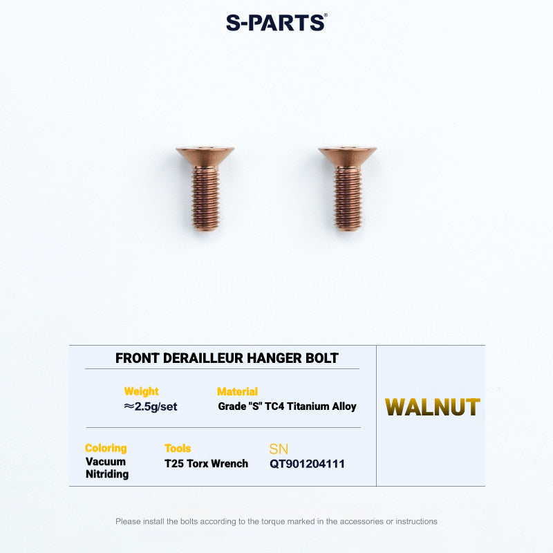 S-PARTS TC4 Titanium Bolt Kit for Colnago Y1RS | Frame & Cockpit Screw Upgrade
