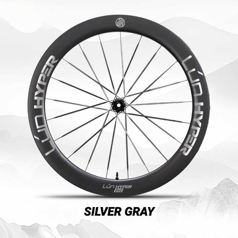 Infinity Logo Decals for Lún HYPER 5 D60 Gen 5 Wheelset | Waterproof Rim Overlay Stickers（Complete Decal Set for Two Wheels + Spare Decals Included）