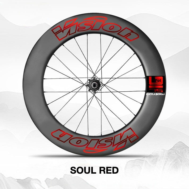 VISION METRON SL91 Single Wheel Decal Kit | Aero Carbon Rim Graphics