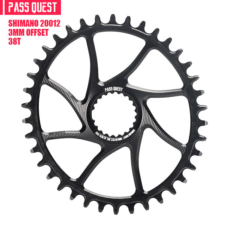 PASS QUEST Shimano Direct Mount MTB Chainring | M7100 M8100 M9100 | 3mm / 6mm Offset Narrow Wide