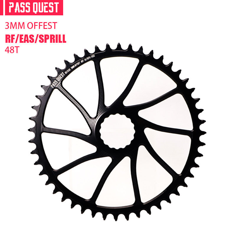 PASS QUEST 3mm Offset Direct Mount Narrow-Wide Chainring for Race Face / Easton | 40T–54T