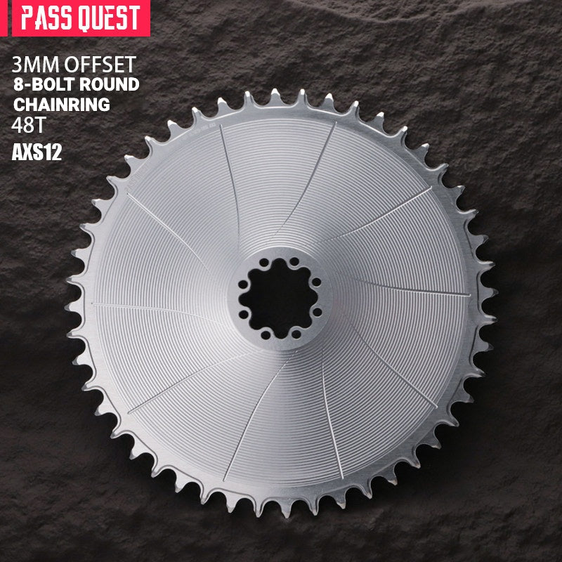 PASS QUEST SRAM AXS 8-Bolt Direct Mount Narrow-Wide Chainring | 3mm Offset 40T–54T