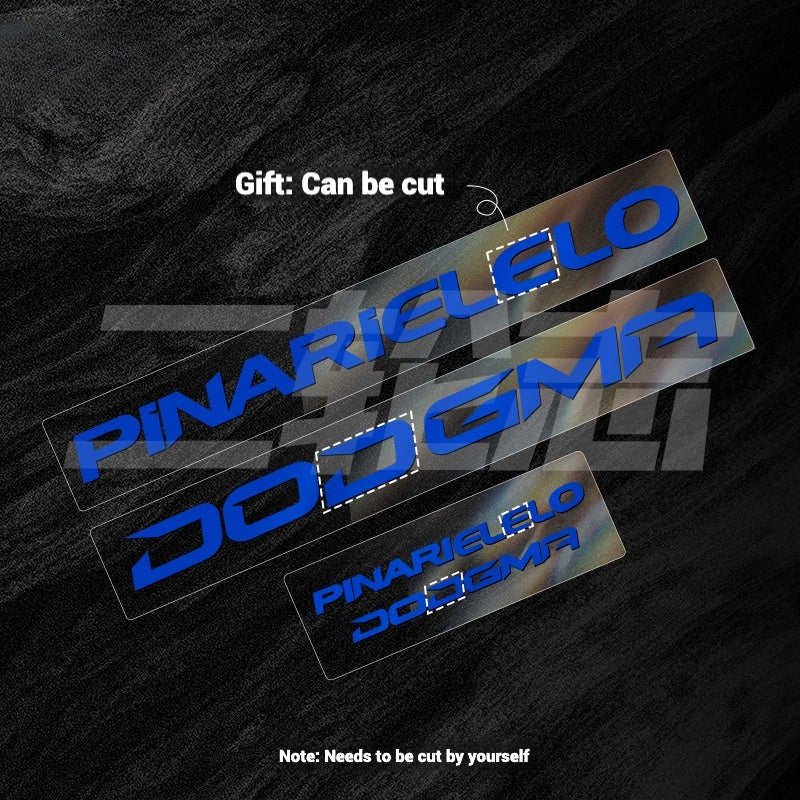 2025 Pinarello DOGMA F Factory Logo Color Change Decal Set｜Downtube + Chainstay Stickers (Multiple Colors)