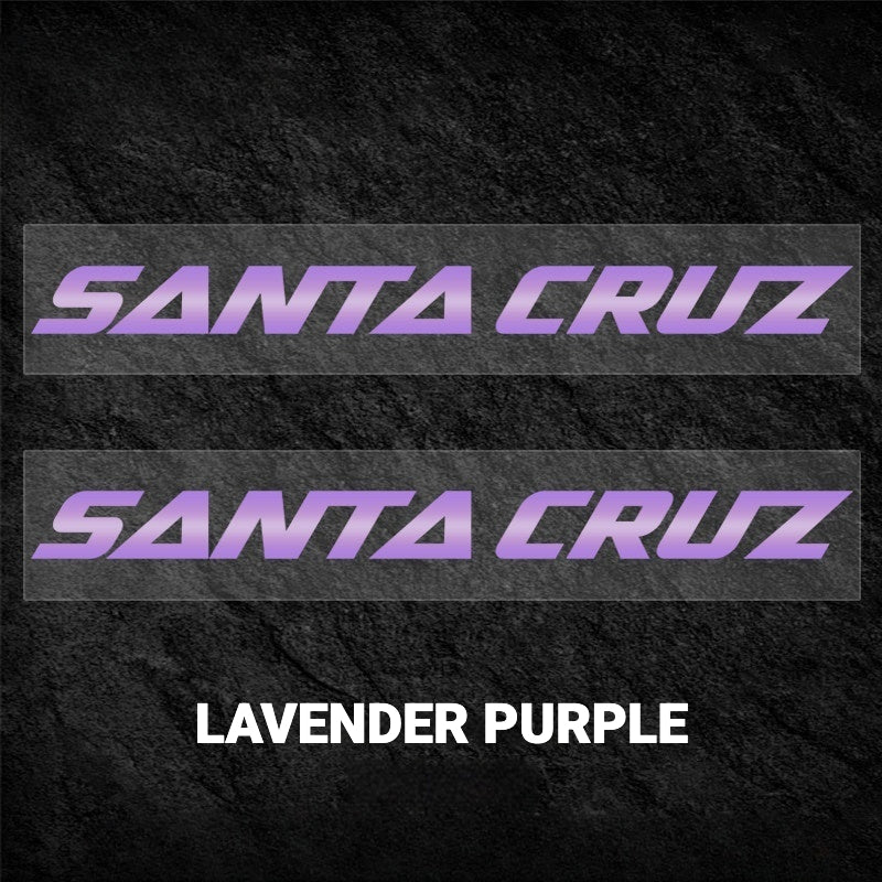 SANTA CRUZ 5010 Frame Logo Decal Kit | Custom Color Change Trail MTB Sticker
