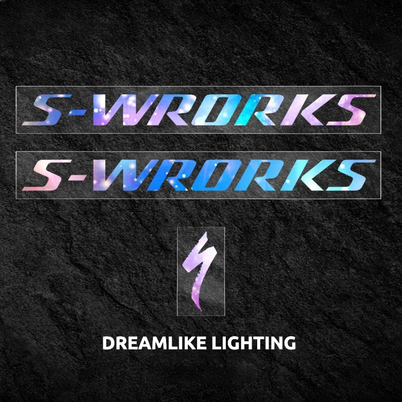 Specialized S-Works Tarmac SL9 Frame Logo Decals – Custom Color Waterproof Replacement Stickers