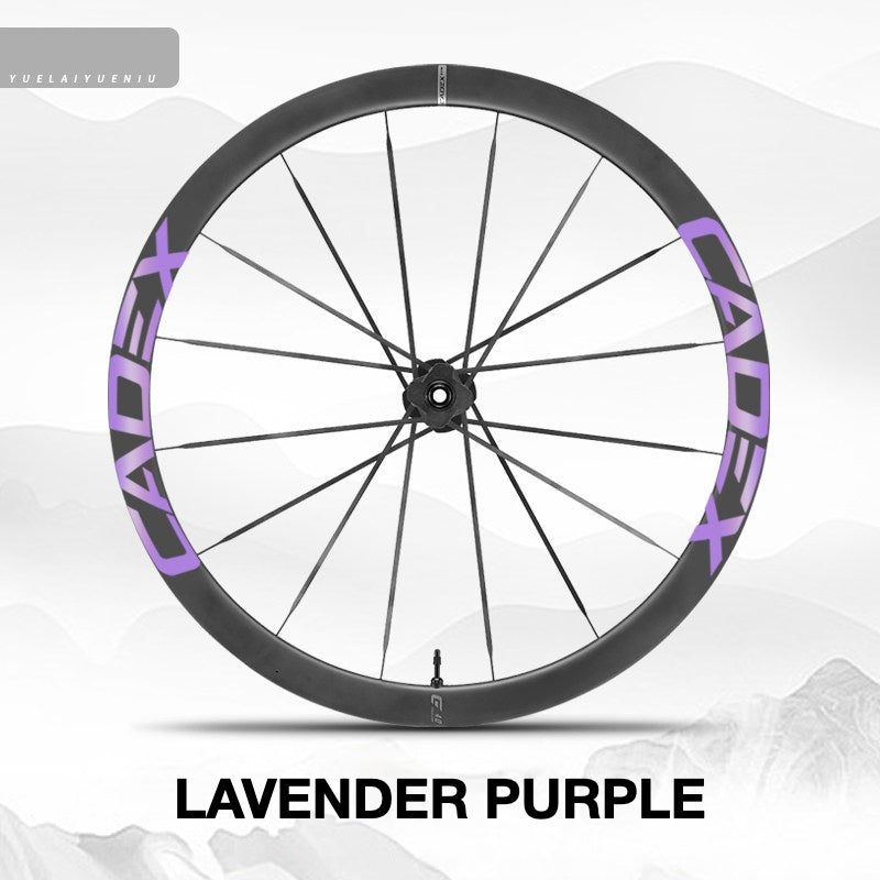 Cadex 42 Disc Wheel Decal Sticker Kit – Premium Logo Cover & Color Change
