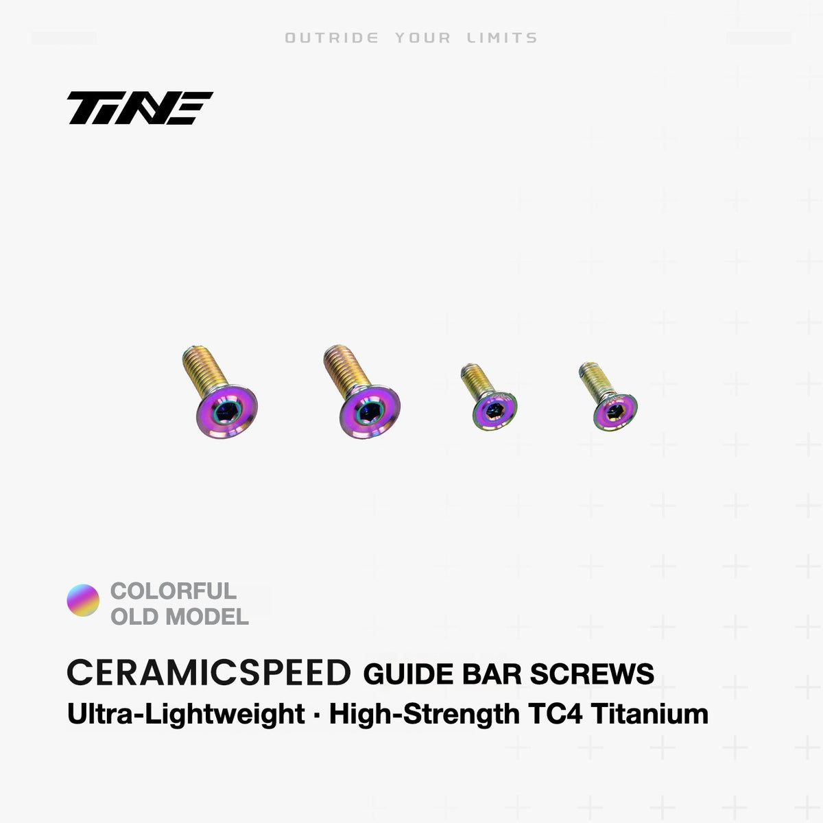 TiNE Titanium Guide Pulley Screws – CERAMICSPEED OSPW Compatible