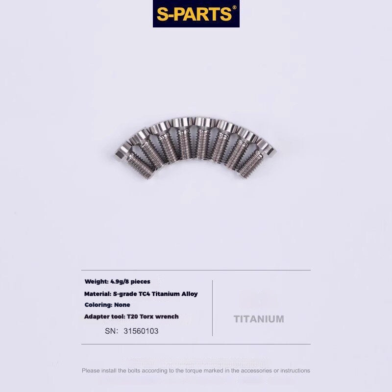 Viti per deragliatore in titanio S-PARTS compatibili con SRAM RED AXS