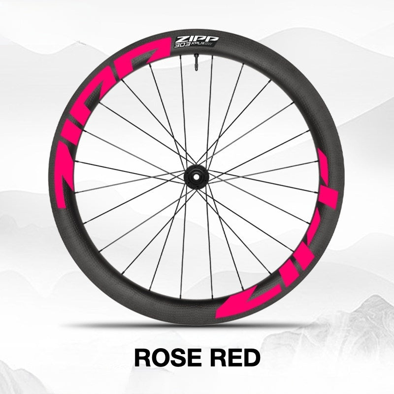 2025 ZIPP 303 XPLR SW Wheel Decal Sticker Kit – Reflective Waterproof Gravel Rim Graphics