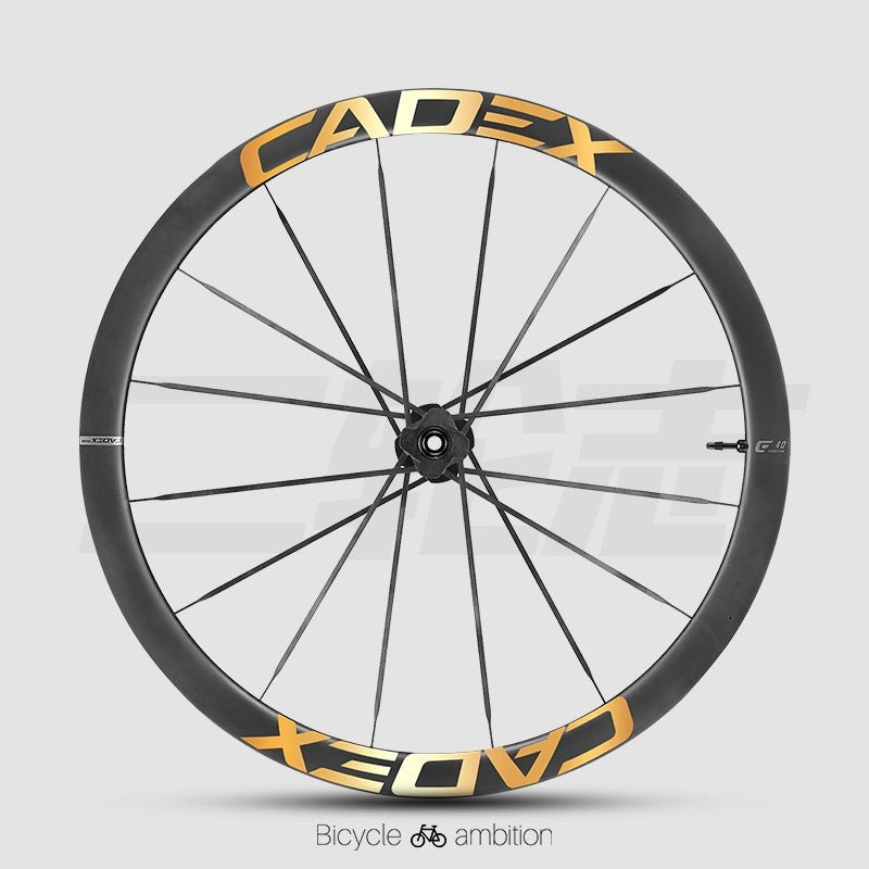 Autocollants décalcomanies pour jante de roue CADEX 50 Ultra | Vinyle de changement de couleur pour roue de vélo de route en carbone, étanche, résistant aux UV, options multicolores