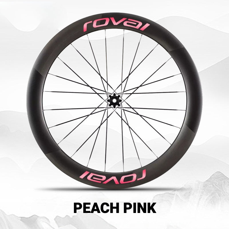 Roval Rapide CL III Wheel Decals | Custom Carbon Wheel Logo Color Change Stickers