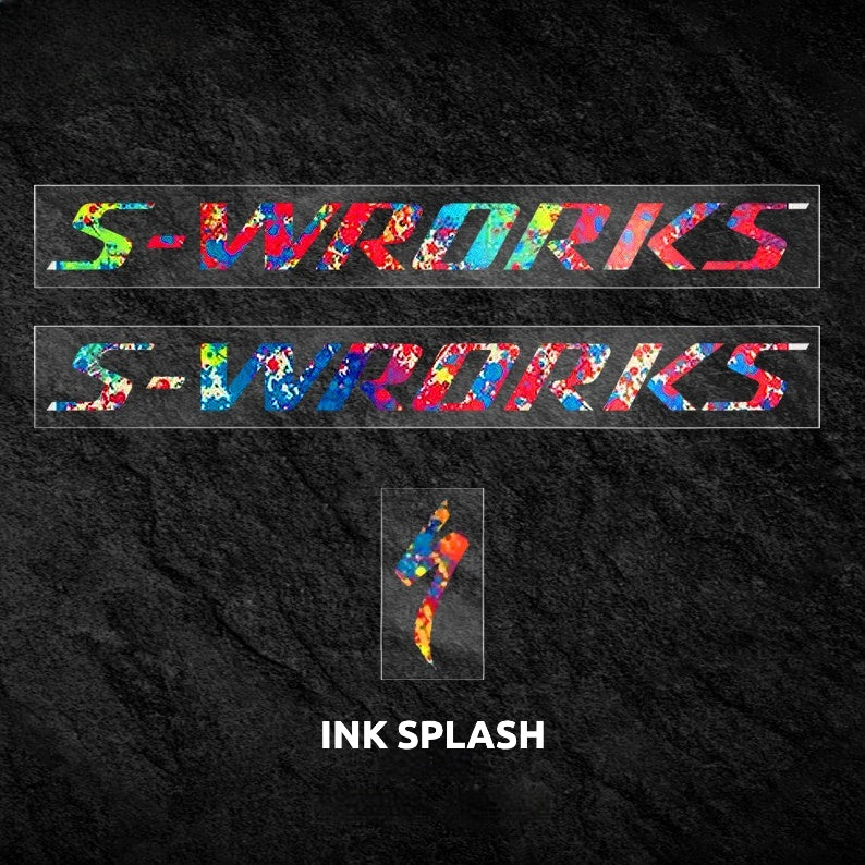Specialized S-Works Tarmac SL9 Frame Logo Decals – Custom Color Waterproof Replacement Stickers