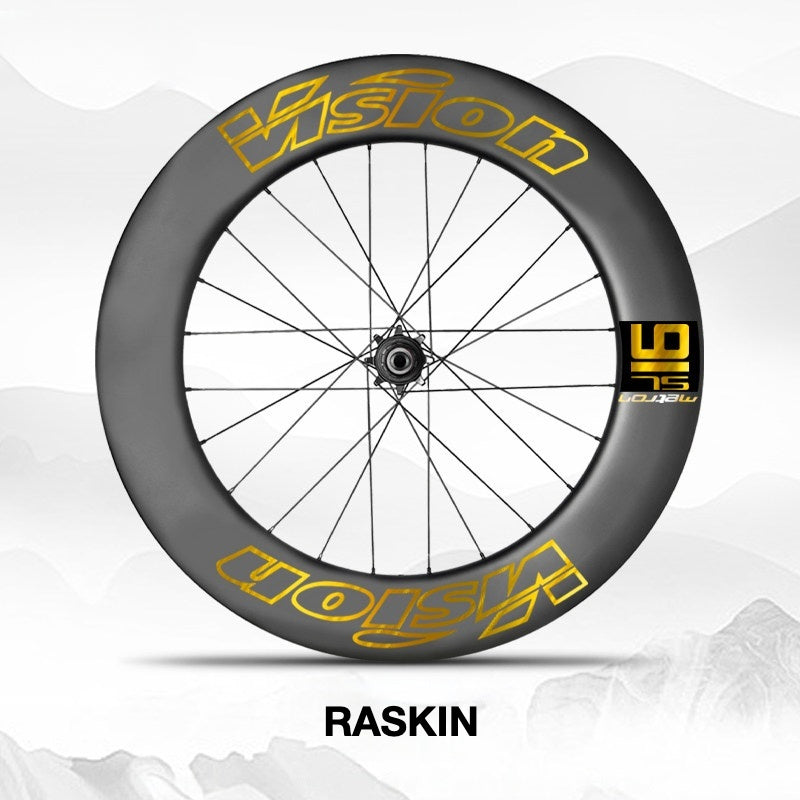 VISION METRON SL91 Single Wheel Decal Kit | Aero Carbon Rim Graphics