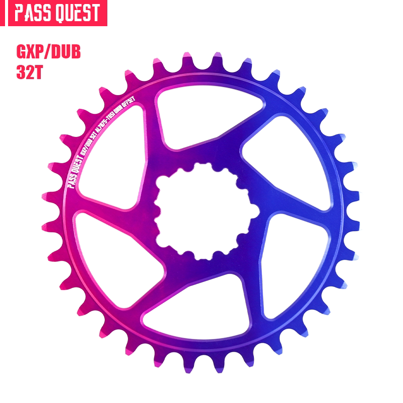 PASS QUEST Dirt Jump Single-Speed Chainring | 104BCD / SRAM 3-Bolt Direct Mount