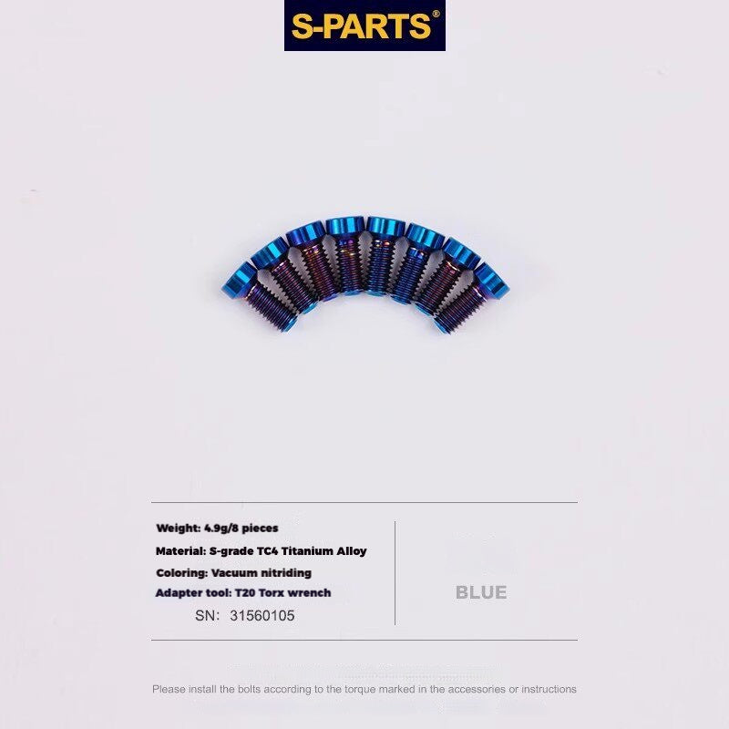 Viti per deragliatore in titanio S-PARTS compatibili con SRAM RED AXS