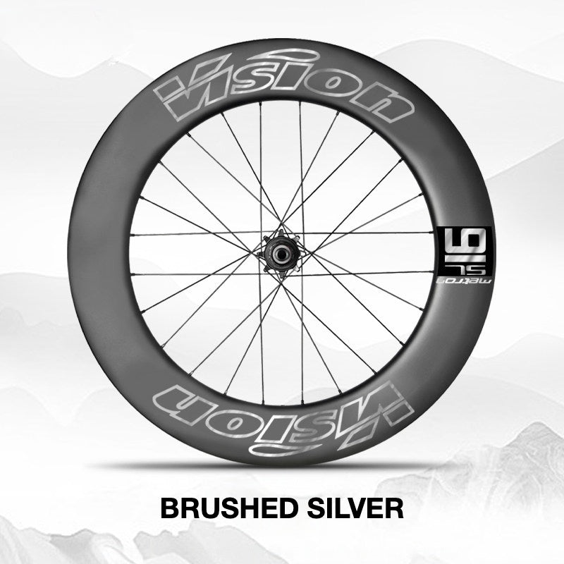 VISION METRON SL91 Single Wheel Decal Kit | Aero Carbon Rim Graphics