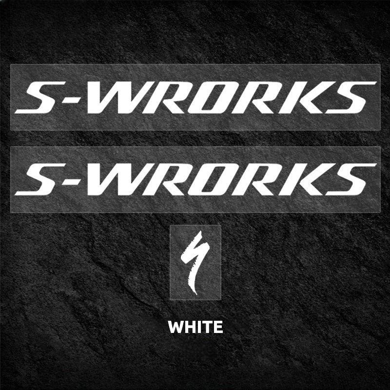 Specialized S-Works Tarmac SL9 Frame Logo Decals – Custom Color Waterproof Replacement Stickers