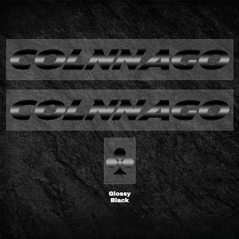 Colnago V3 Frame Logo Decals | Custom Waterproof OEM Overlay Stickers