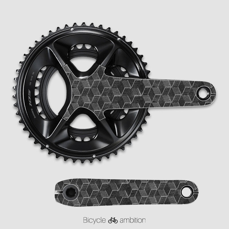 Shimano 105 R7170 / Ultegra R8170 Bike Protection Film Kit – Road Bike Shifter & Crank TPU Sticker Guard