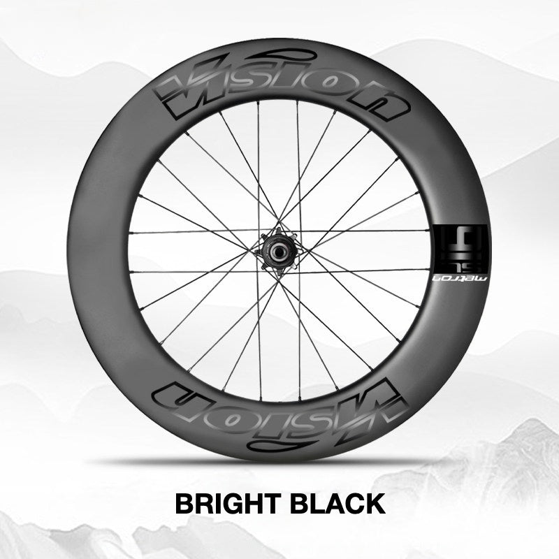 VISION METRON SL91 Single Wheel Decal Kit | Aero Carbon Rim Graphics