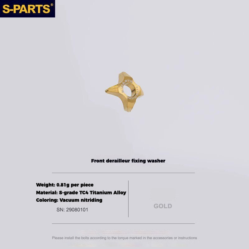 Viti per deragliatore in titanio S-PARTS compatibili con SRAM RED AXS