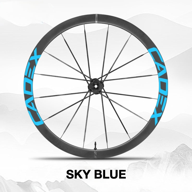 Cadex 42 Disc Wheel Decal Sticker Kit – Premium Logo Cover & Color Change