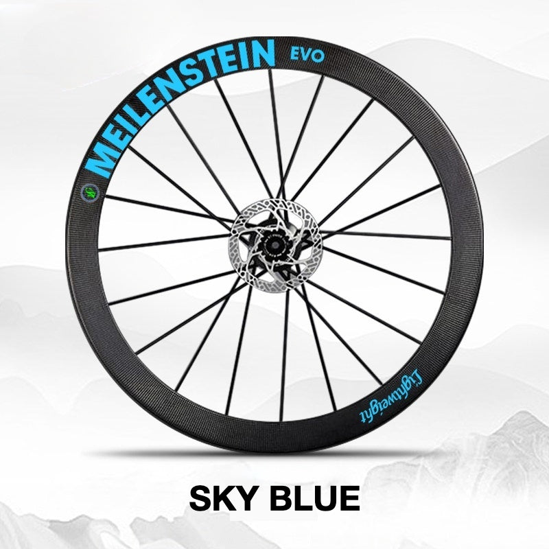 Lightweight MEILENSTEIN EVO Wheel Decal Sticker Kit – Logo Cover & Color Change