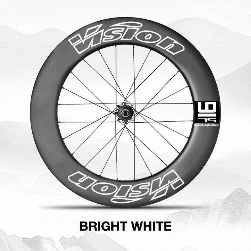VISION METRON SL91 Single Wheel Decal Kit | Aero Carbon Rim Graphics