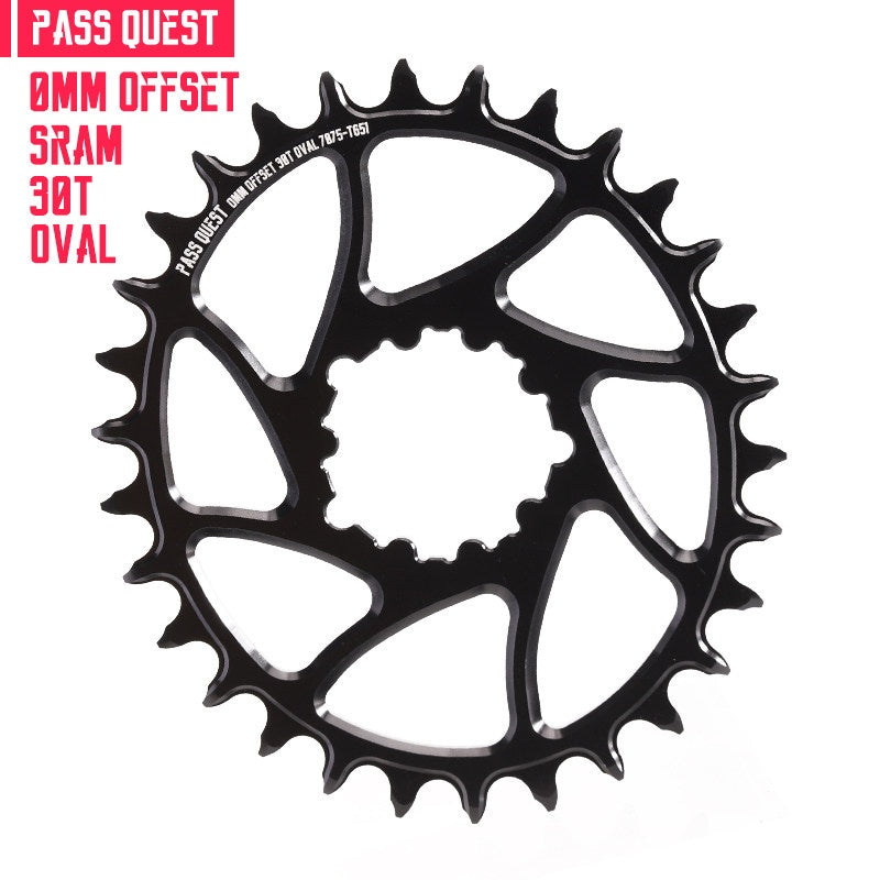 PASS QUEST SRAM 3-Bolt Direct-Mount Narrow-Wide Chainring | GXP DUB XX1 GX NX | 0mm Offset