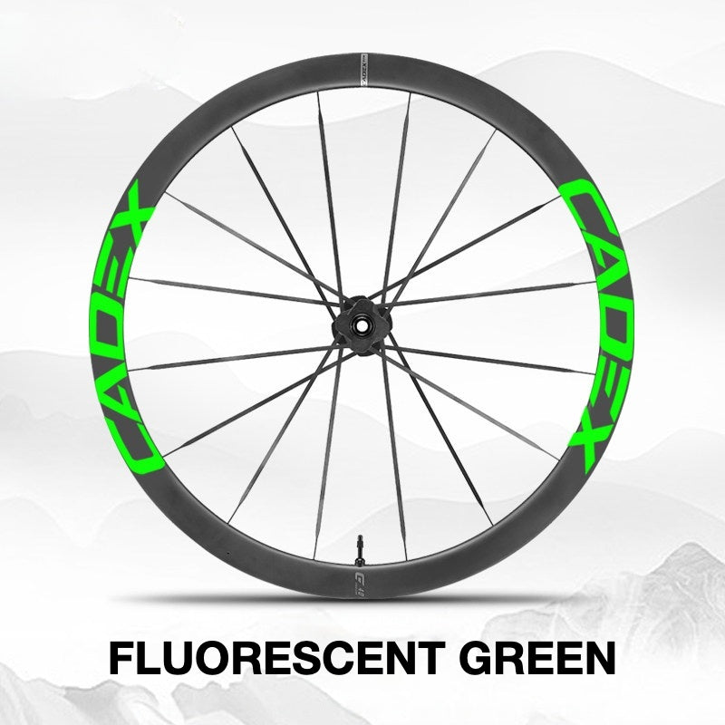 Cadex 42 Disc Wheel Decal Sticker Kit – Premium Logo Cover & Color Change