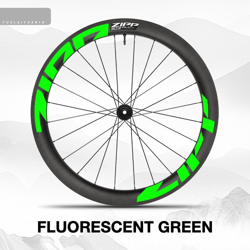 2025 ZIPP 303 XPLR SW Wheel Decal Sticker Kit – Reflective Waterproof Gravel Rim Graphics