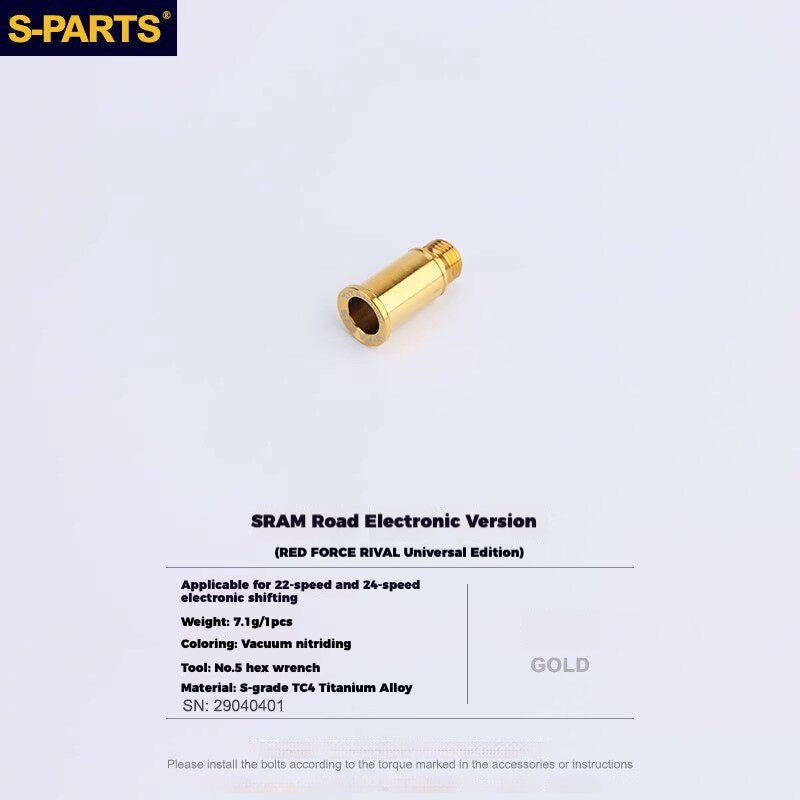 Viti per deragliatore in titanio S-PARTS compatibili con SRAM RED AXS