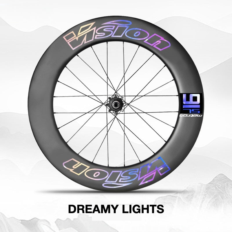 VISION METRON SL91 Single Wheel Decal Kit | Aero Carbon Rim Graphics