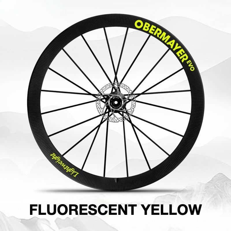 Lightweight Obermayer EVO Wheel Decal Sticker Kit – Logo Cover & Color Change