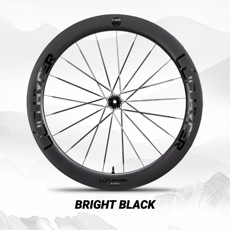 Infinity Logo Decals for Lún HYPER 5 D60 Gen 5 Wheelset | Waterproof Rim Overlay Stickers（Complete Decal Set for Two Wheels + Spare Decals Included）