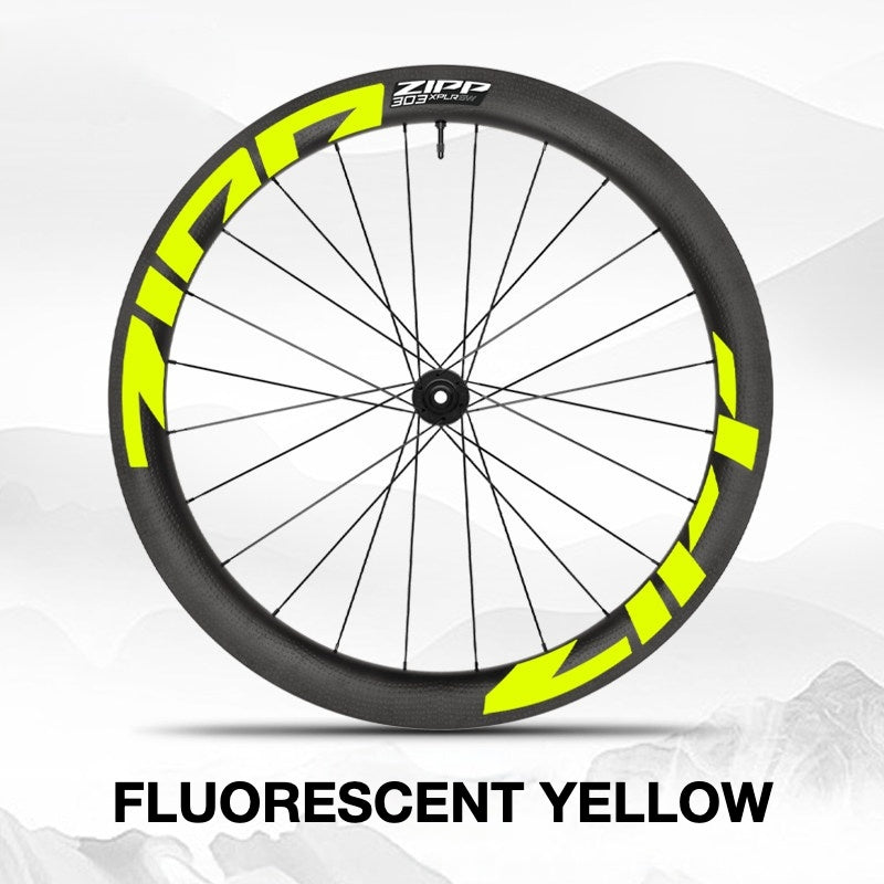 2025 ZIPP 303 XPLR SW Wheel Decal Sticker Kit – Reflective Waterproof Gravel Rim Graphics