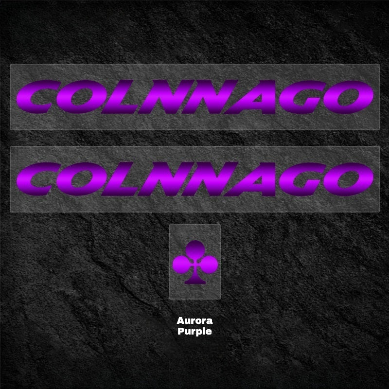 Colnago V3 Frame Logo Decals | Custom Waterproof OEM Overlay Stickers