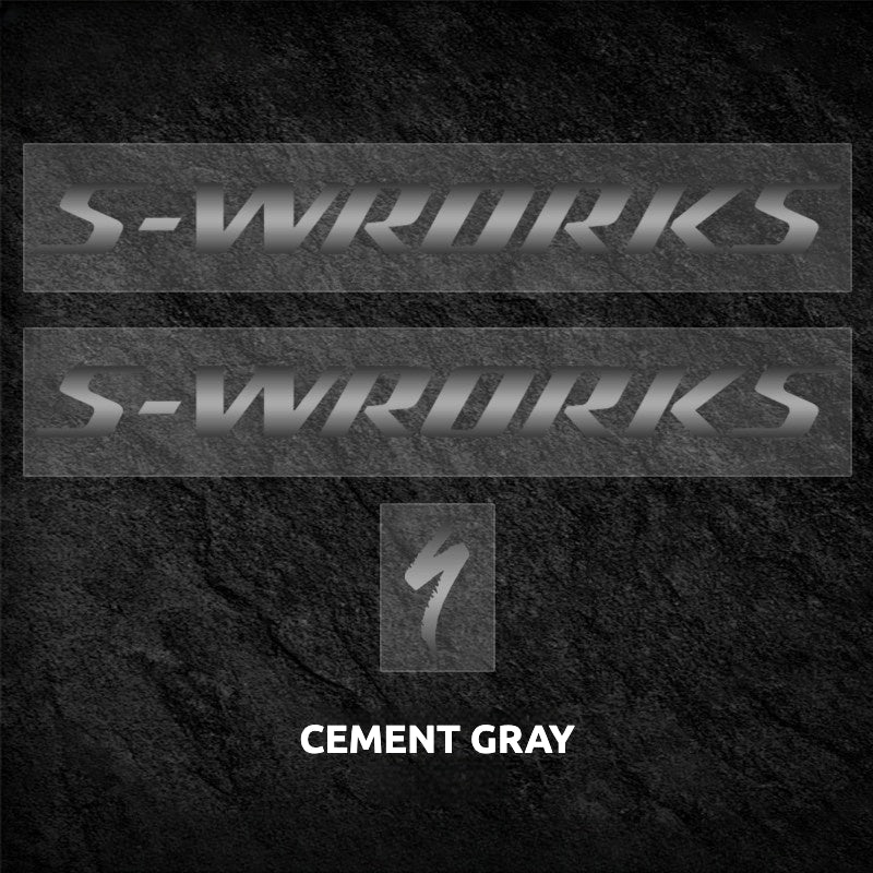 Specialized S-Works Tarmac SL9 Frame Logo Decals – Custom Color Waterproof Replacement Stickers