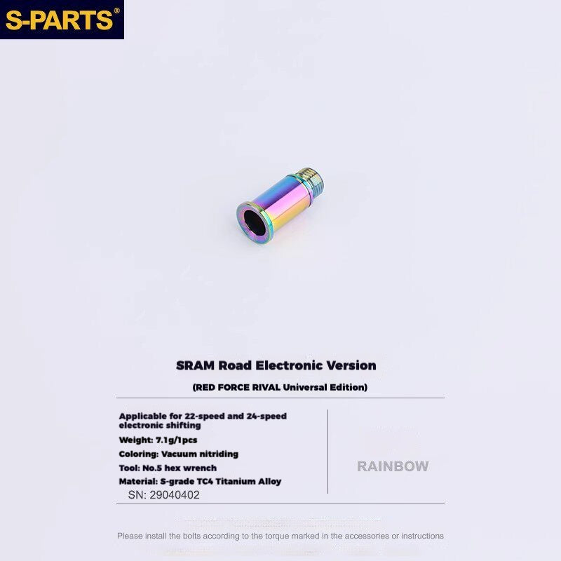 Viti per deragliatore in titanio S-PARTS compatibili con SRAM RED AXS