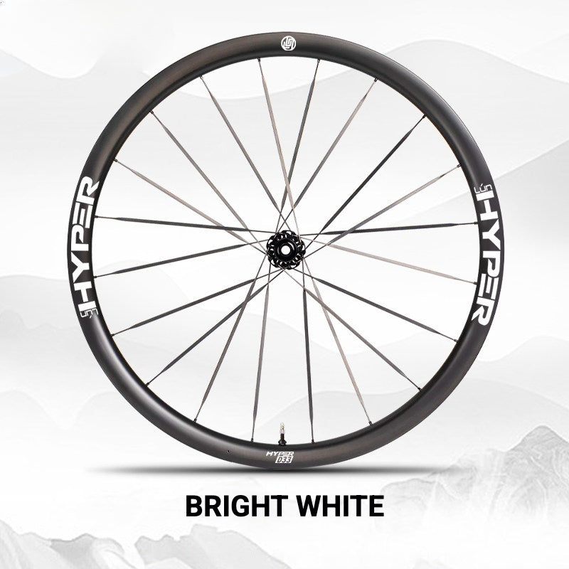 Infinity Logo Decals for Lún HYPER 3 D33 Gen 3 Wheelset | Waterproof Rim Overlay Stickers（Complete Decal Set for Two Wheels + Spare Decals Included）
