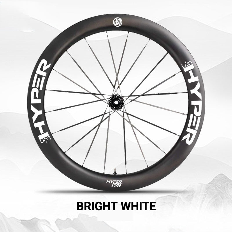 Infinity Logo Decals for Lún HYPER 3 D67 Gen 3 Wheelset | Waterproof Rim Overlay Stickers（Complete Decal Set for Two Wheels + Spare Decals Included）