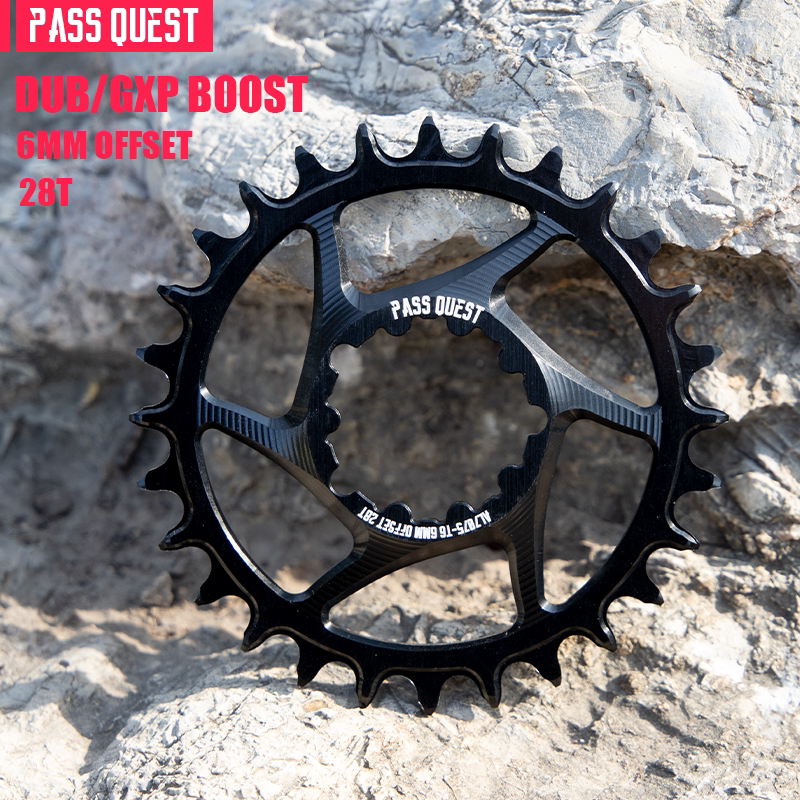 PASS QUEST SRAM 3-Bolt Direct-Mount Narrow-Wide Chainring | GXP DUB | 3mm / 6mm Offset