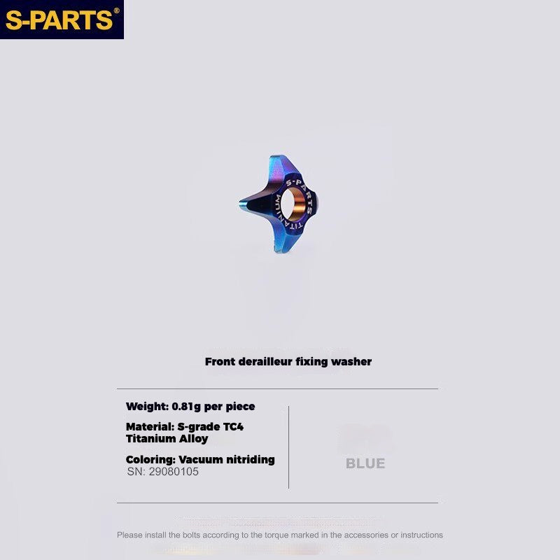 Viti per deragliatore in titanio S-PARTS compatibili con SRAM RED AXS