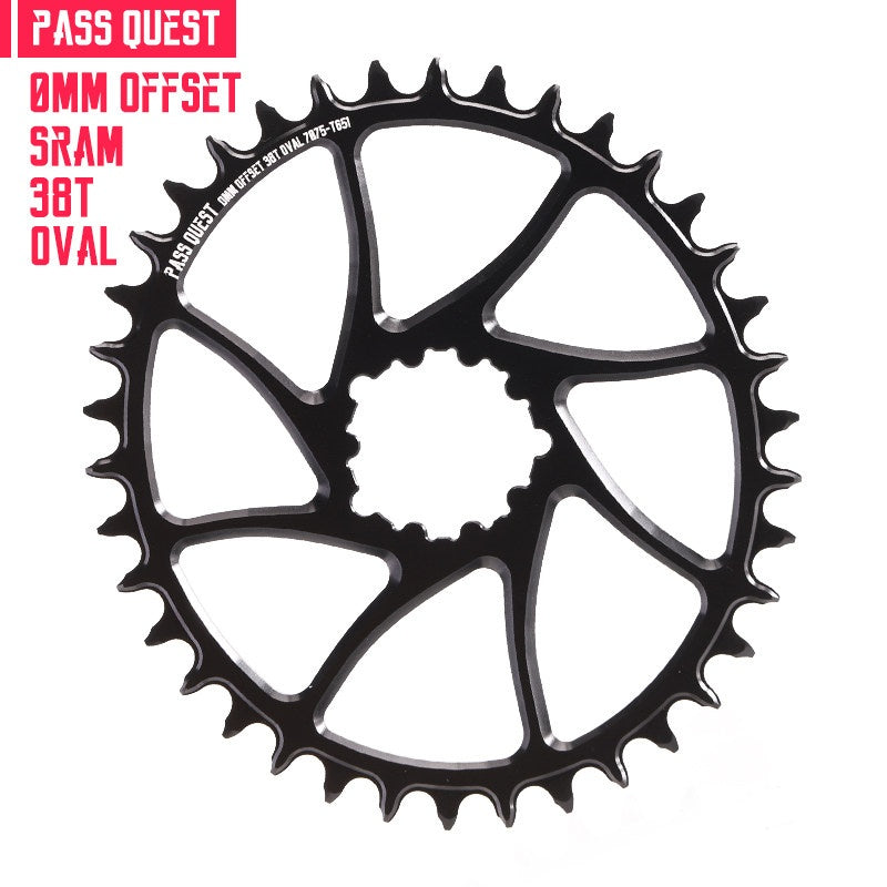 PASS QUEST SRAM 3-Bolt Direct-Mount Narrow-Wide Chainring | GXP DUB XX1 GX NX | 0mm Offset