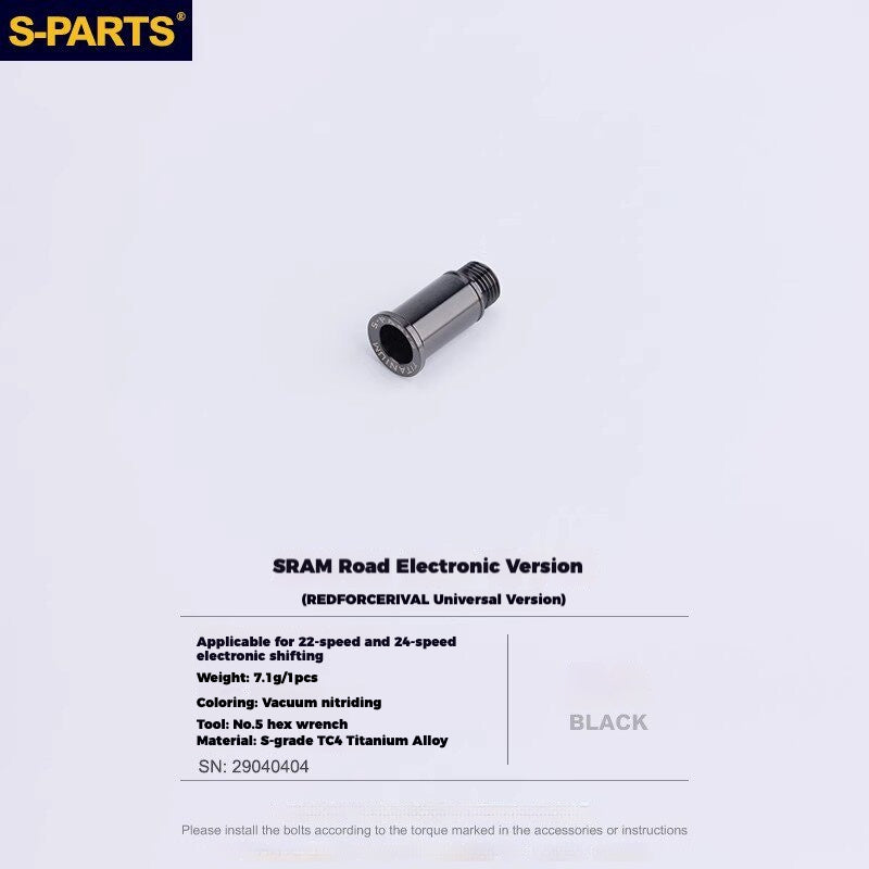 Viti per deragliatore in titanio S-PARTS compatibili con SRAM RED AXS