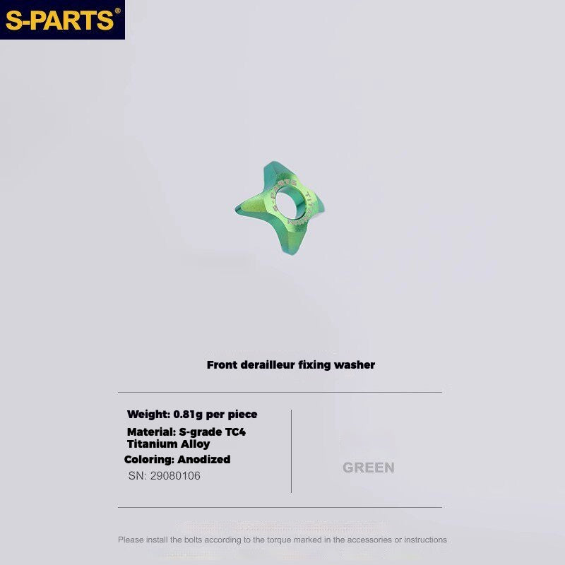Viti per deragliatore in titanio S-PARTS compatibili con SRAM RED AXS