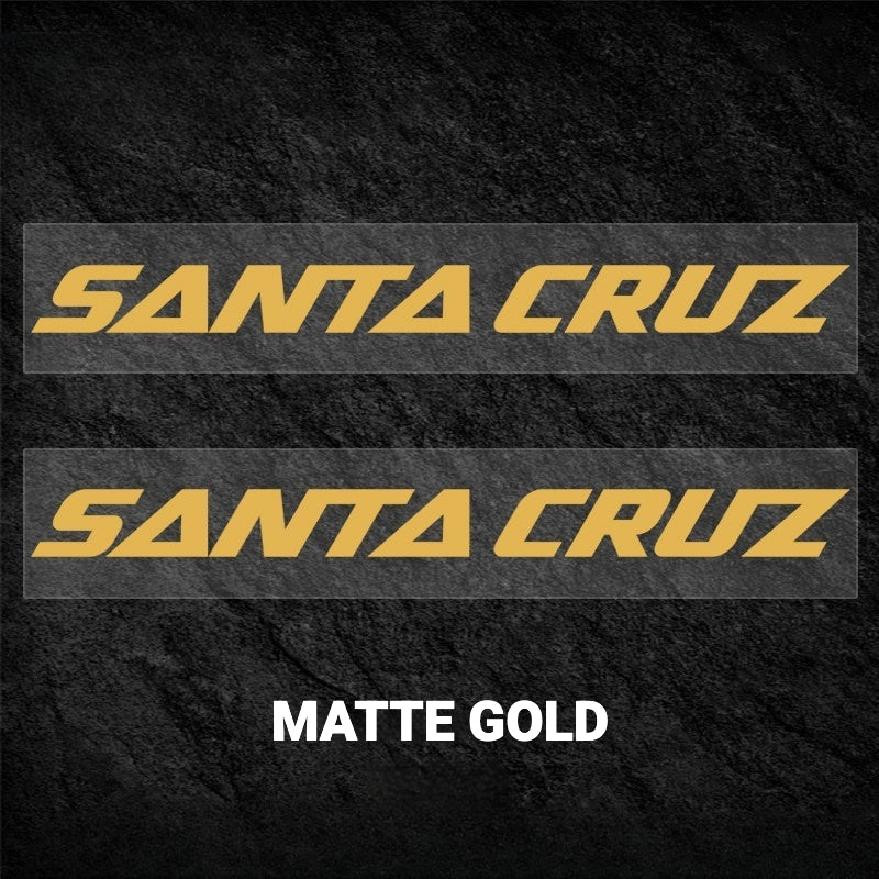 SANTA CRUZ 5010 Frame Logo Decal Kit | Custom Color Change Trail MTB Sticker